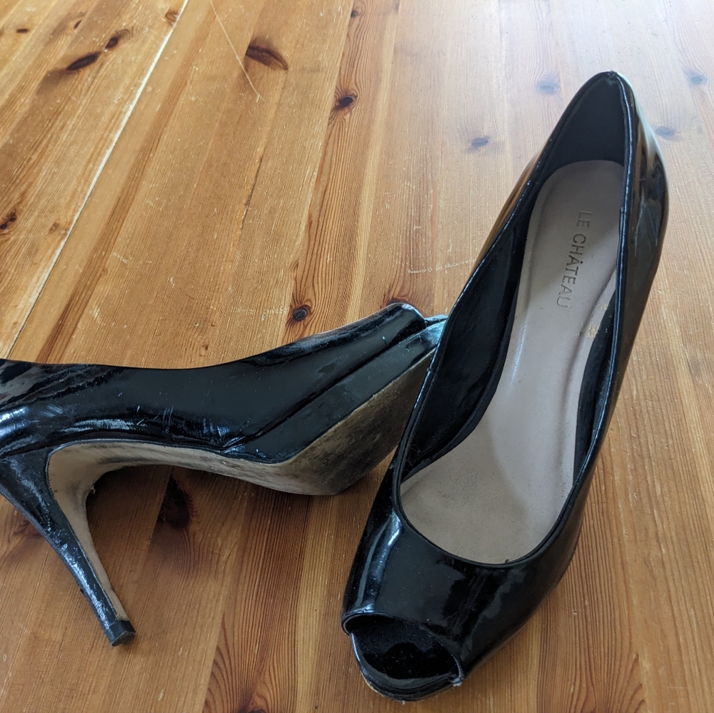 Ladies le château heels black